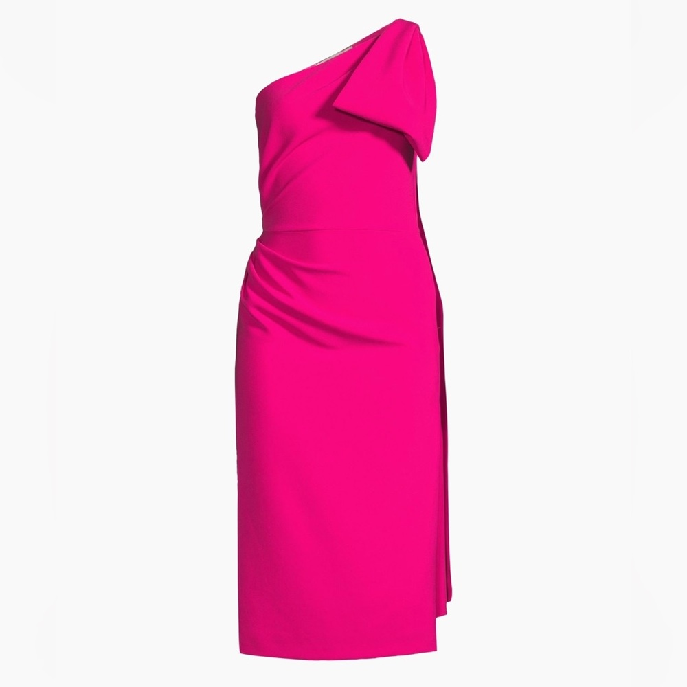 Sachin & Babi💕
Miranda One-Shoulder Sash Midi-Dress • nwt • sz 2 • MSRP $495
